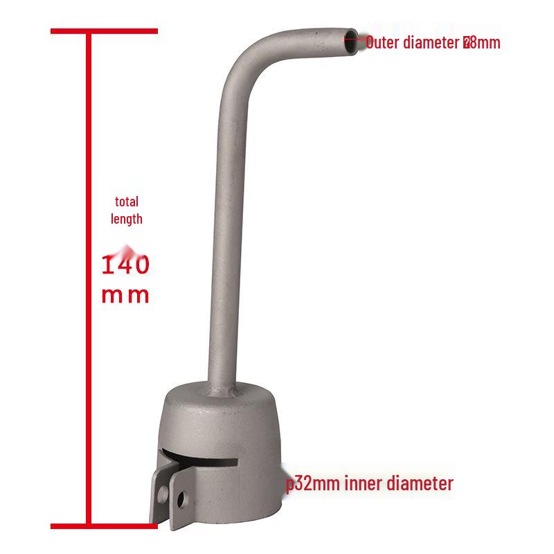 1600W Plastic Welding Hot Air Gun with Triangle Nozzle, Y Nozzle, Round Nozzle, 40mm Flat Nozzle
