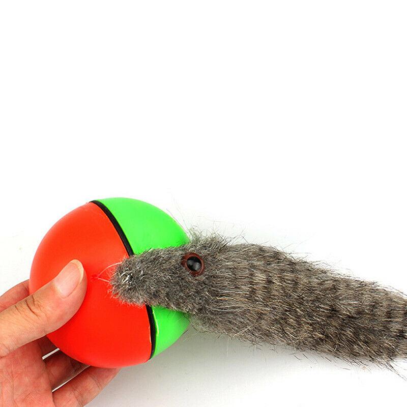 WCIC New Funny Dog Cat Weasel Jumping Rolling Moving Pet Ball Interactive Play Toy