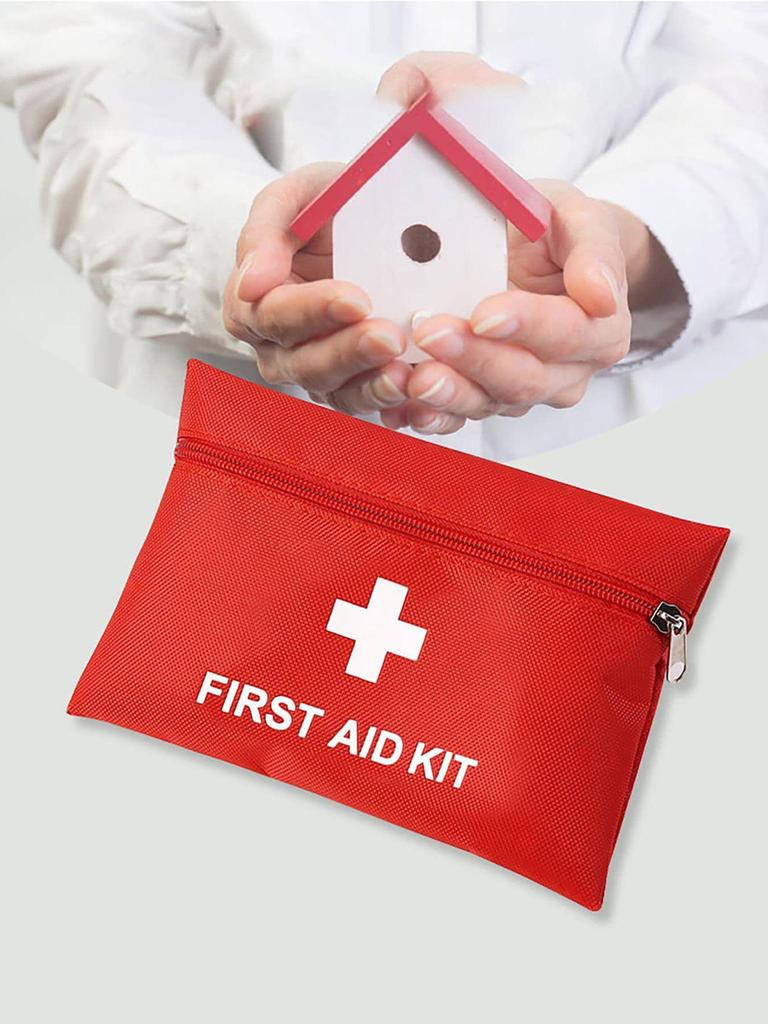 1 Stück-Tragbares Erste-Hilfe-Medizinset Reise Outdoor Camping Nützliche Mini-Medizinaufbewahrungstasche Camping Notfall-Überlebenstasche Pille C