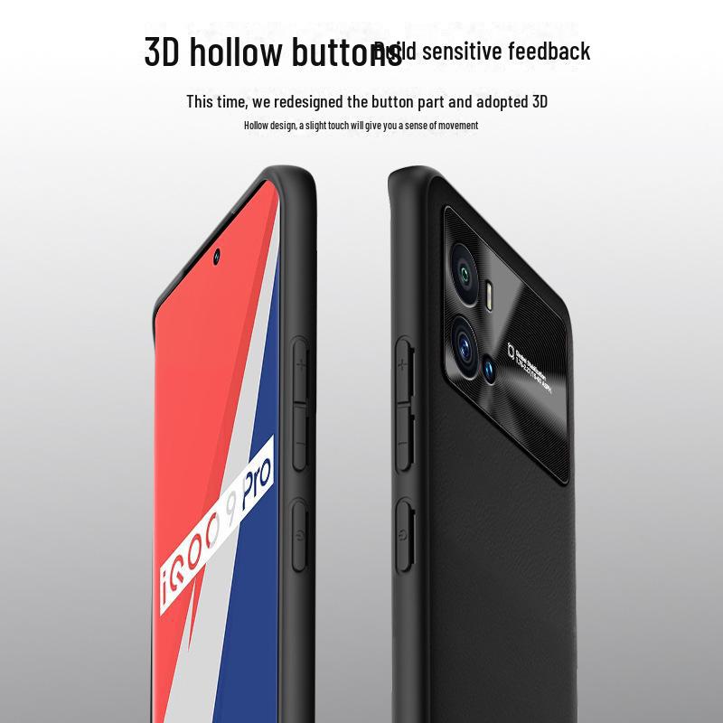 IQOO9pro Liquid Leather Case: Fallschutz- und Antifouling-Schutzabdeckung - Einteilig erhältlich