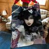 Music B-Bjork Throw Flannel Cozy Print Blanket, Portable, Durable Machine Washable Cute Cool