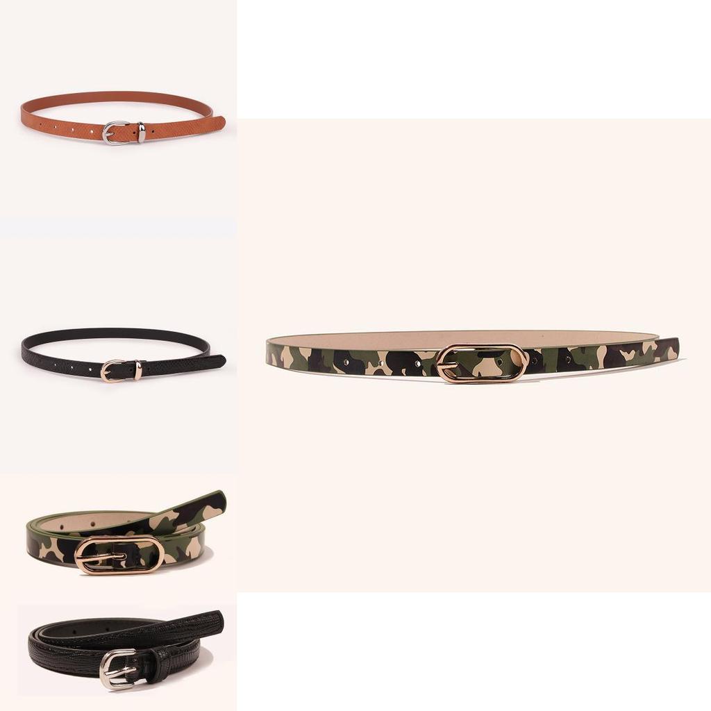 Snake Print Belt Combo Pack With Alloy Buckles For Elegant Daily Use