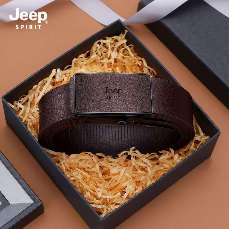 

JEEP SPIRIT Men s Automatic Buckle Leather Belt 130cm