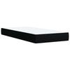 Box Spring Bed with Mattress Black 80x200 cm Fabric