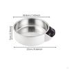 Stainless Steel Bowl Scale Measuring Digital Tare Function Kitchenware for Home Cooks,