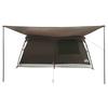 Family Tent Brown & Grey 500 x 400 x 230 cm Polyester and Steel