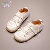 Wuma 2025 Girls' Princess Bow Shoes - New Spring/Fall Soft Sole Leather Flats