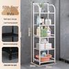 Miling No-Drill Multi-Tier Floor Storage Shelf