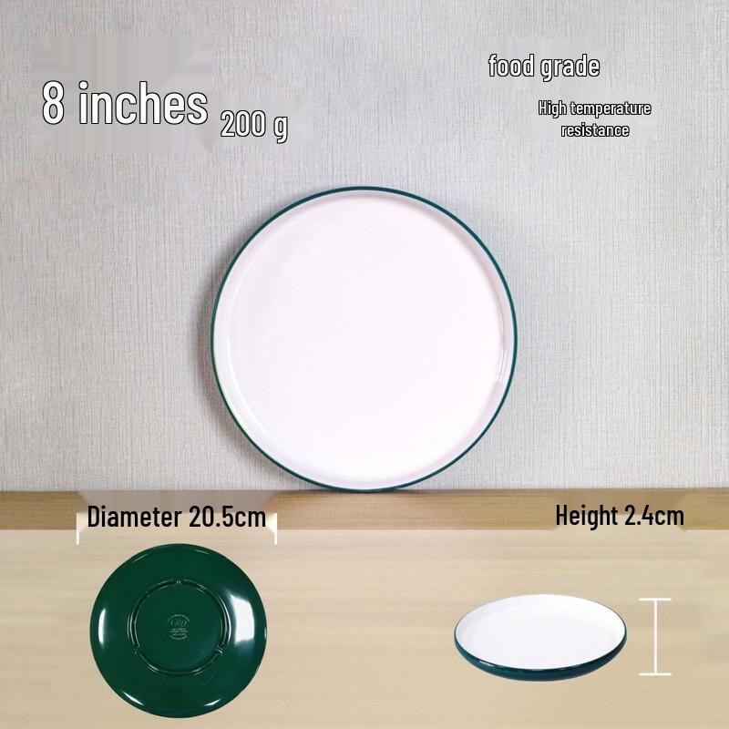 777 Two-Tone Melamine Round Serving Plate