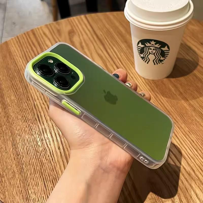 Applicable To Apple 16 Gradient Laser Phone Case Matte IPhone 15 ProMax Anti Fall 14 Anti Fall 13 Protection Case