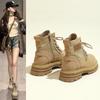 Lilun Martin Boots Women's 2025 New Retro Tooling Desert Rhubarb Boots Spring and Summer Single Boots Thick-soled Explosive Short Boots