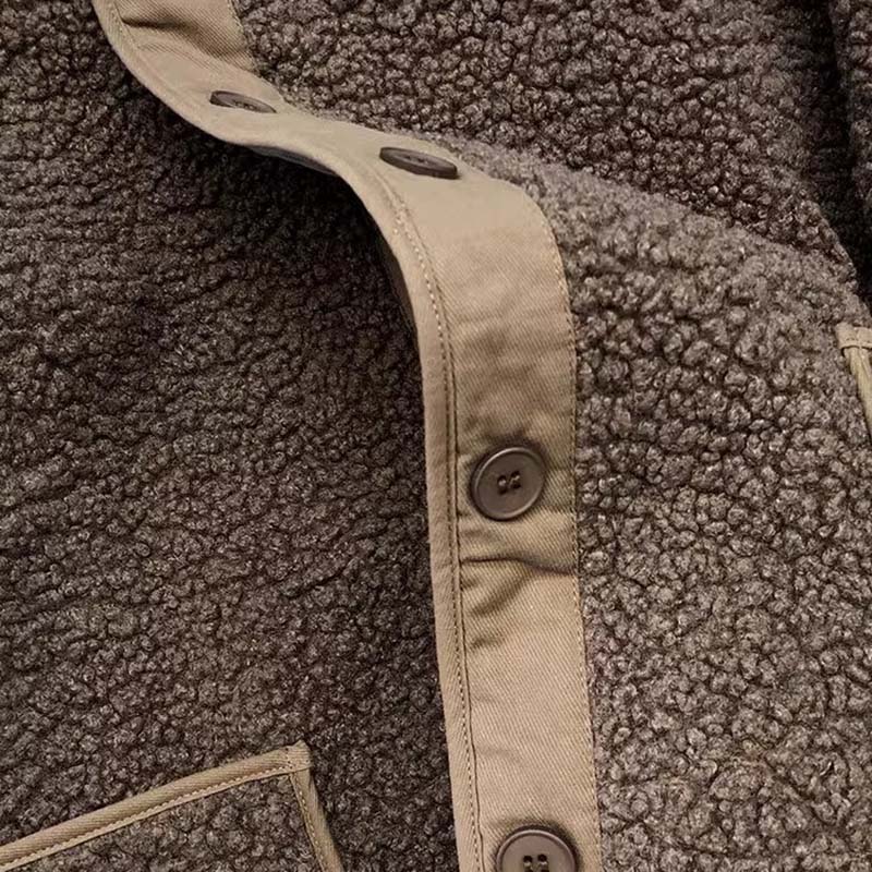 Coat for Women Winter Thickened Casual Oversize Double Layer Windbreaker Padded Loose Jacket