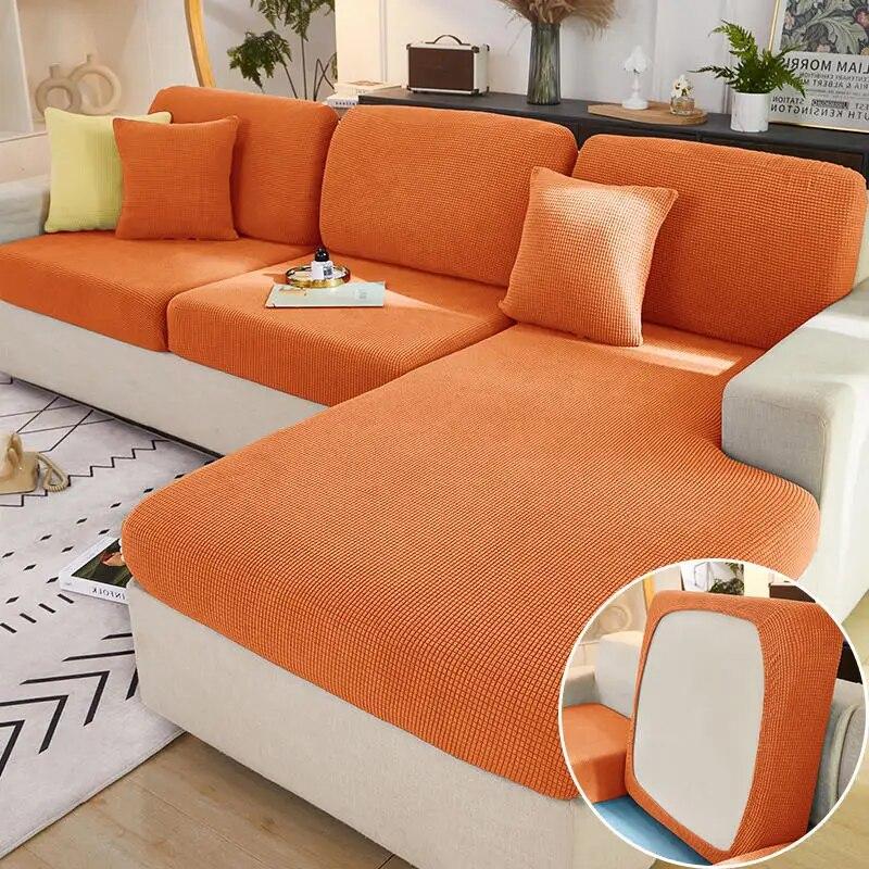 Jacquard High Stretch Cushion Cover Sofa Cushion Furniture Protector for Sofa Seat Sofa Slipcover Sofa Cover Soft Flexibility