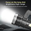 Super bright LED flashlight Rechargeable torch Outdoor searchlight Portable camping light With bright COB side light