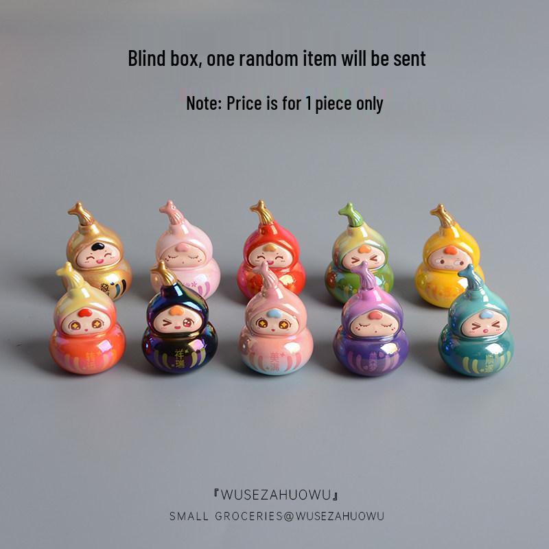 

Little Gourd of Fortune & Prosperity: Cute Home and Car Decoration, New Year Gift for Good Luck in the Office