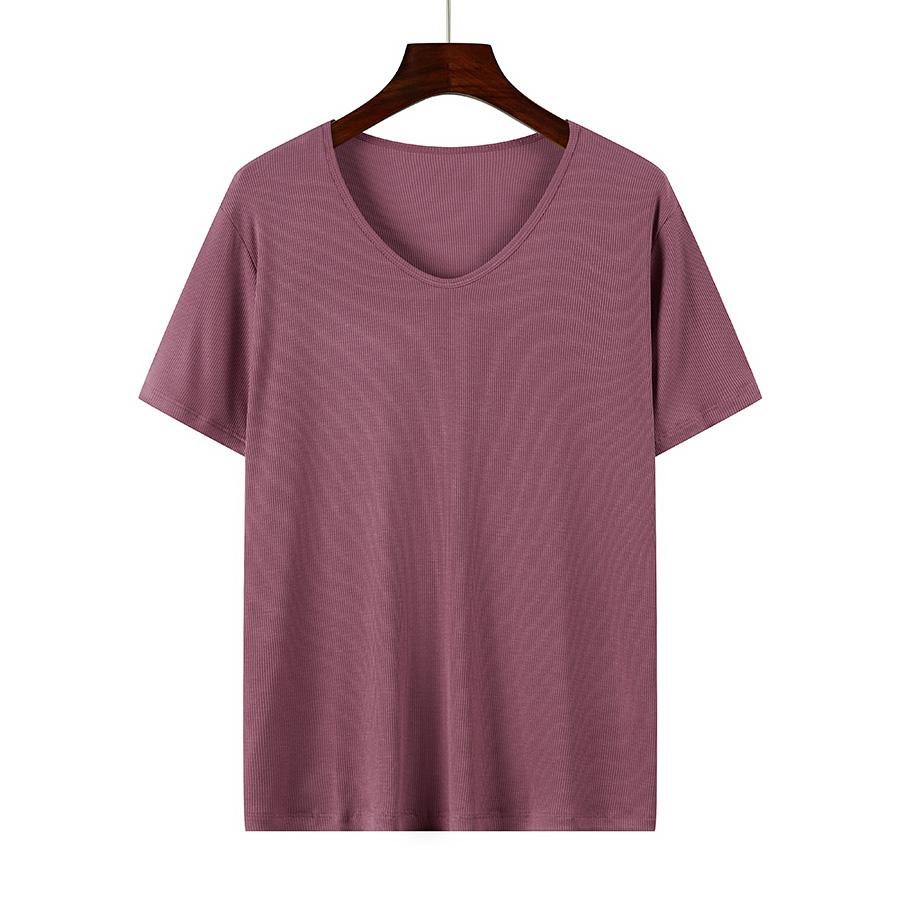 

ZIRUNKING Модальная вязаная укороченная футболка с коротким рукавом, женская летняя базовая футболка с v-образным вырезом, шикарная цветная футболка, женский топ HEFENG XXXL