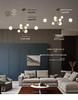 Nordic Luxury Golden Bubble Chandelier for Bedroom and Dining Room