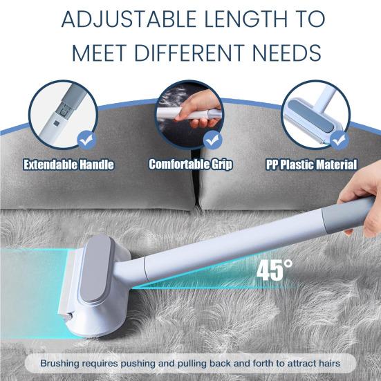 Pet Lint Remover 4 In 1 Fabric-Safe Dog Hair Remover Brush Carpet Scraper Washable Lint Cleaner Gentle On Furniture for Dog Cat Hair