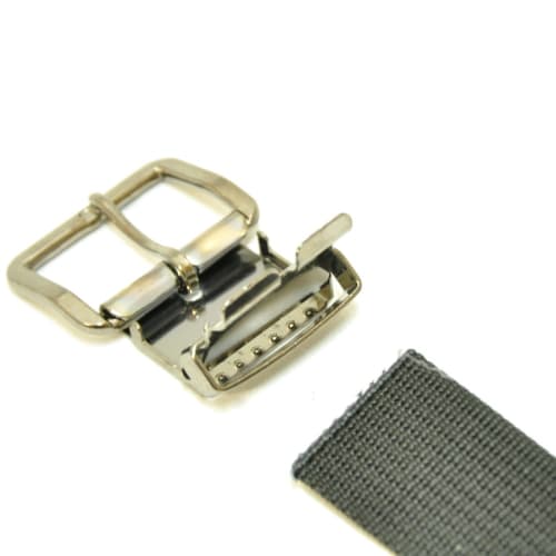 KASAJIMA 32mm Nylon 1P Work Belt (Black Nickel), Men's Size L, Navy [K1P]