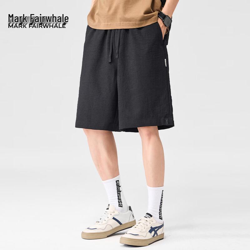 Mark Fairwhale Men s Ice Silk Business Casual Shorts S