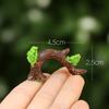 Model Trees Micro Landscape Ornaments Mini Artificial Trees for Moss Micro-Landscapes And Potted Plants Realistic Resin Craft Decorations for Home