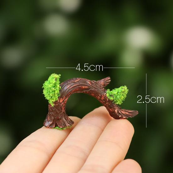 Model Trees Micro Landscape Ornaments Mini Artificial Trees for Moss Micro-Landscapes And Potted Plants Realistic Resin Craft Decorations for Home