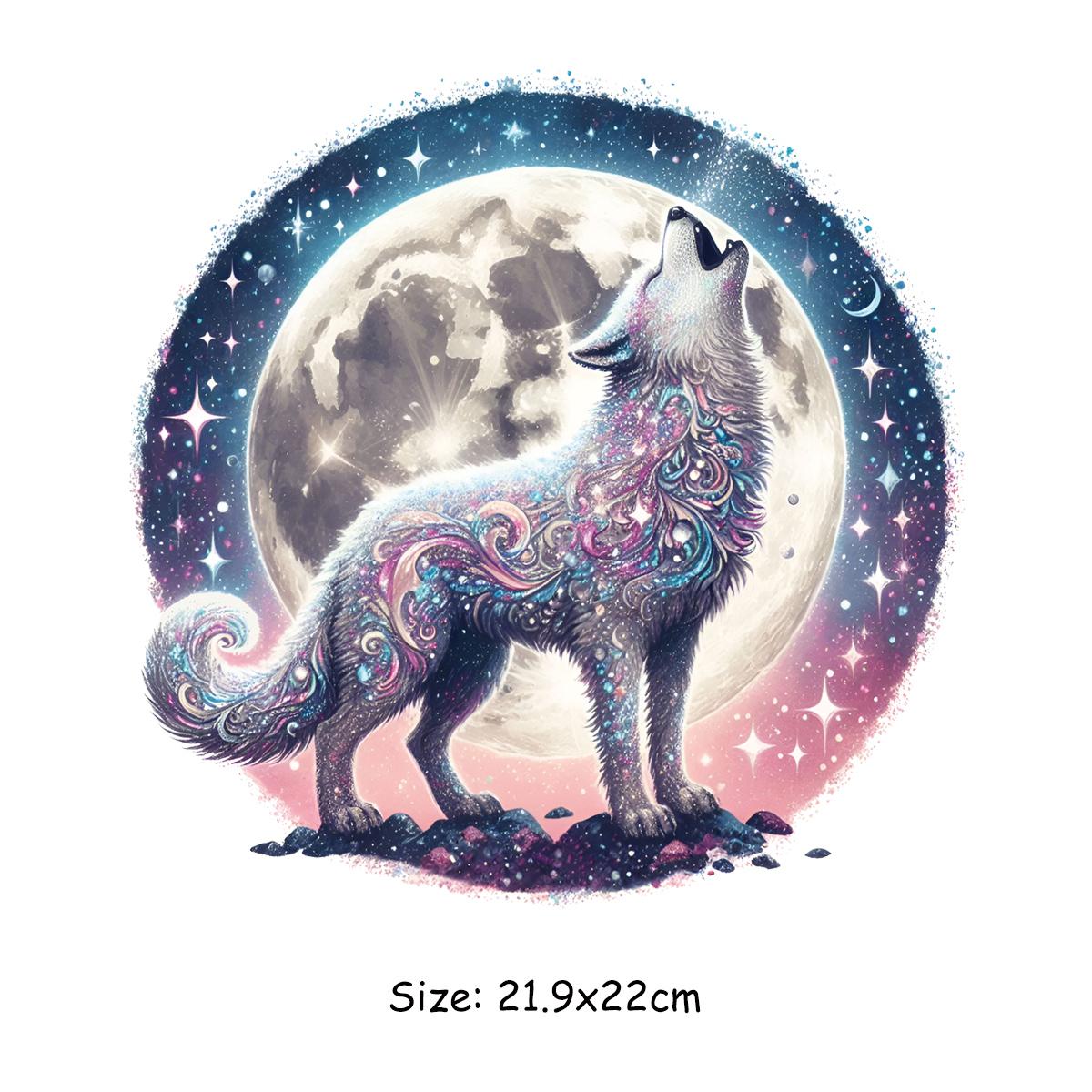 

Нашивки на одежду Красивые волки Термопресс Аппликация Футболки Толстовки Сделай сам Наклейки на одежду Parches Ropa Нашивки