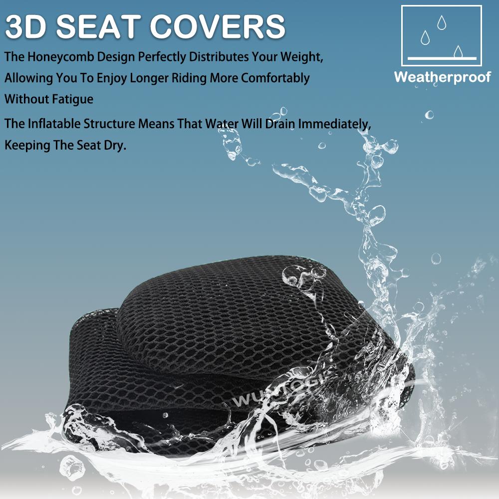 For Honda NT 1100 NT1100 2022 - 2023 Accessories : Premium 3D Breathable Seat Cover - Enhanced Comfort and Protection