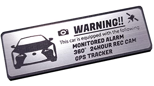 

Honami Works Малый размер Эмблема безопасности LC Круглосуточное наблюдение Видеорегистратор GPS-трекер Наклейка