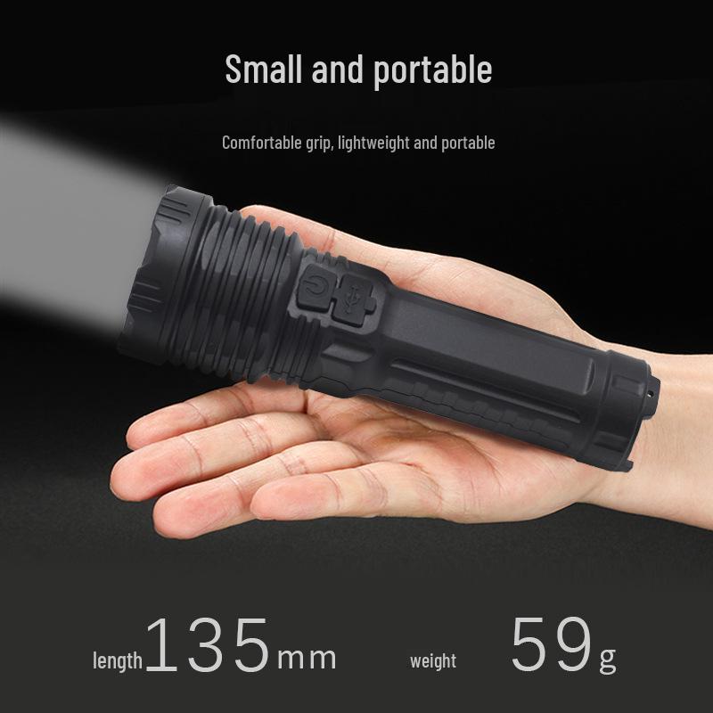 Ultra Bright Rechargeable Multi-functional Flashlight – Strong Light, Long Battery Life, Compact Design for Outdoor Use
