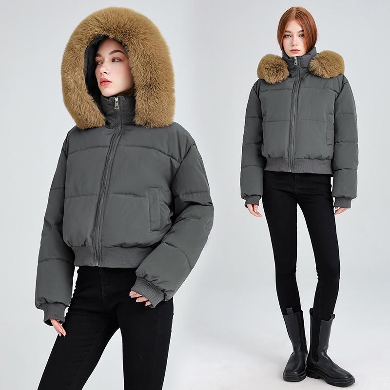 Women's 2025 Winter Fashion Short Cotton-Padded Jacket - Thickened Down-Alternative Coat