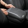 For Adui Q5 FY 2018-22 LHD Car Center Console Armrest Box Panel Cover Decoration Sticker Trim Carbon Fiber Color Interior Decals