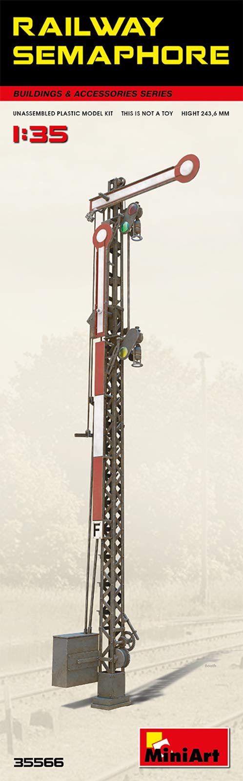 

Miniart Scale Semaphore Signal Plastic Model MA35566 1/35