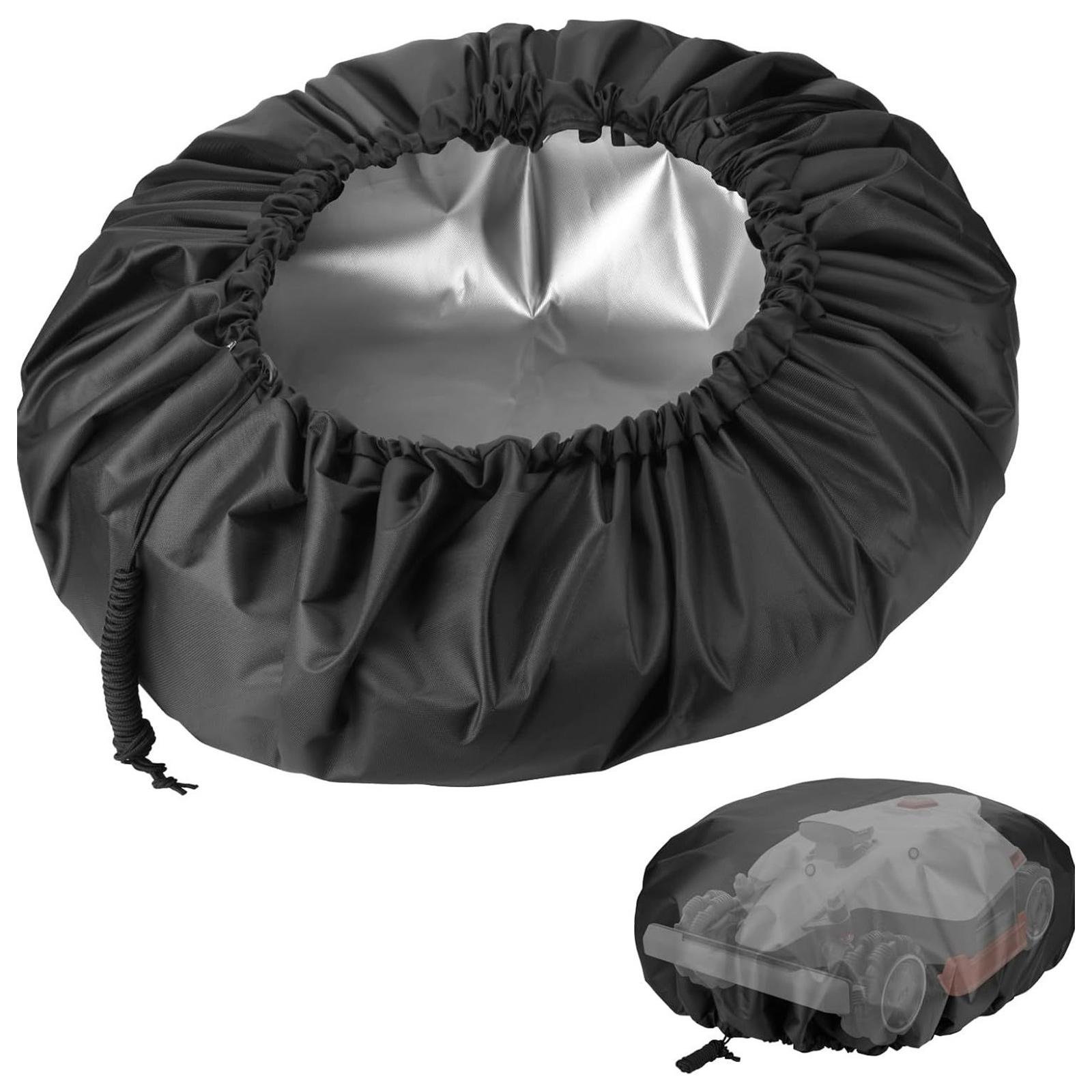 

Outdoor Robot Mower Protector Elastic Heavy Duty 210D Fabric Protective Cover Outdoor Lawnmower Use 1
