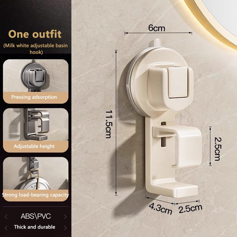 Новый крючок на присоске Настенный крючок для раковины Настенный держатель для хранения в ванной Комнате Настенный стеллаж для хранения в ванной Комнате Кухонные принадлежности для ванной