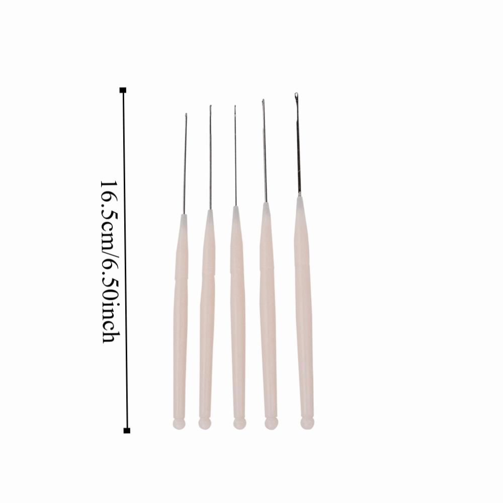 5Pcs Convenient Tools Threading Needles Handle Design Jewelry Accessories Jewelry Making