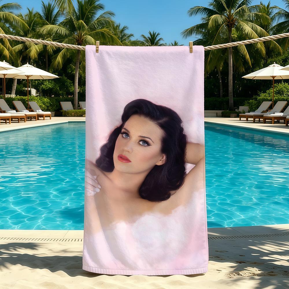 Towel K-Katy For Outdoor Camping Beach Towel Super Absorbent Quick-Drying Singer P-Perry Summer Towel