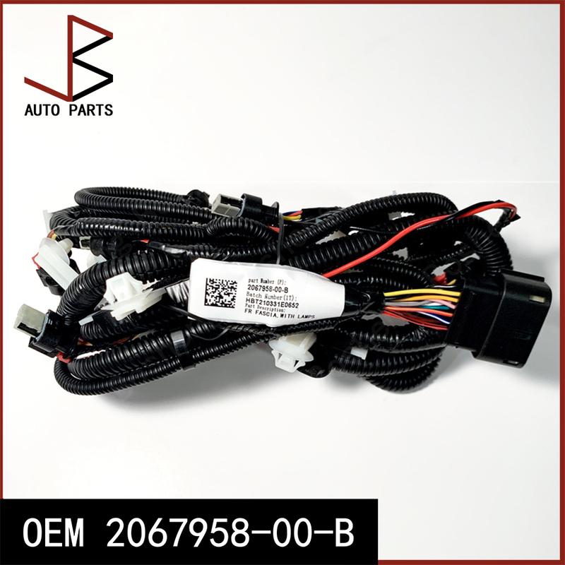 Front Bumper Parking Sensor Wiring Harness OEM 2067958-00-B 2067958-00-C 206795800B 2067958 00 B for Tesla Model 3 2017-2021
