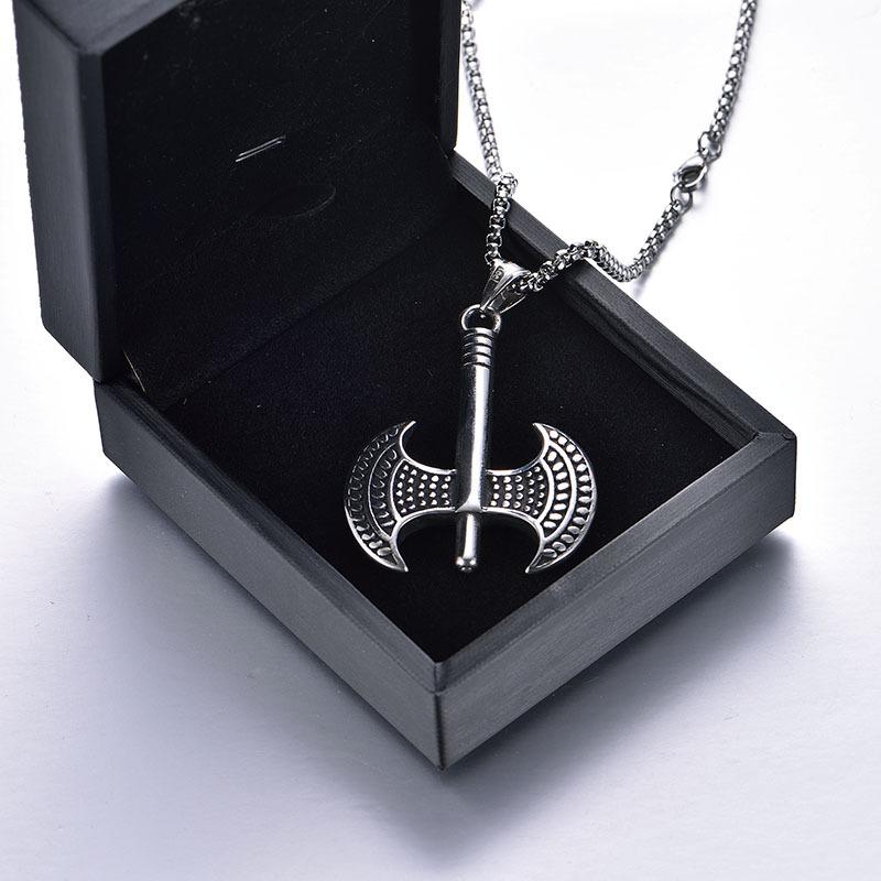 Men's Pendant Creative New European and American Axe Pendant Necklace