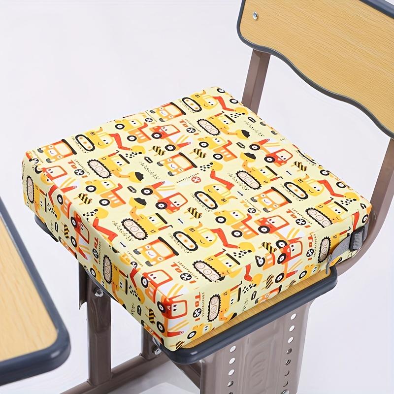 Printed Meditation Floor Pillow Cushion, Portable Thickened Seat Pad with 2 Tie Straps for Locking, Children's Study and Adult Office Use