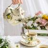Vintage Ceramic Tea Set: British & French Style Coffee Cup and Saucer