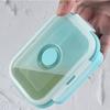 3 Sizes Collapsible Silicone Food Container Portable Bento Lunch Box Microware Home Kitchen Outdoor Food Storage Containers Box