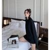 Fall Fashion Loose Fit Round Neck Long Sleeve Womens Tshirt Basic Tee