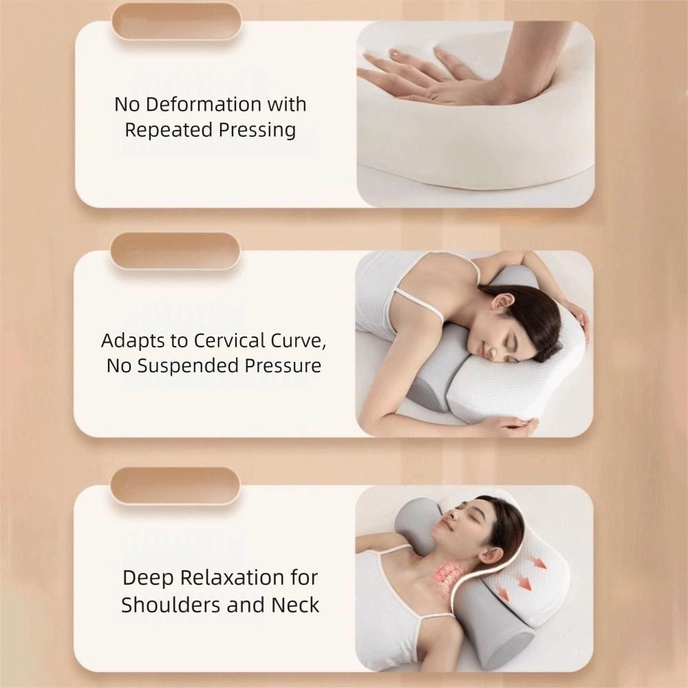 Slow Rebound Spine Traction Pillow Adjustable Neck Support Pillow Cervical Neck Pillow  Office