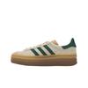 adidas Gazelle Bold Cream Collegiate Green Damen Sneakers Creme-Weiß Magic-Beige ID7056