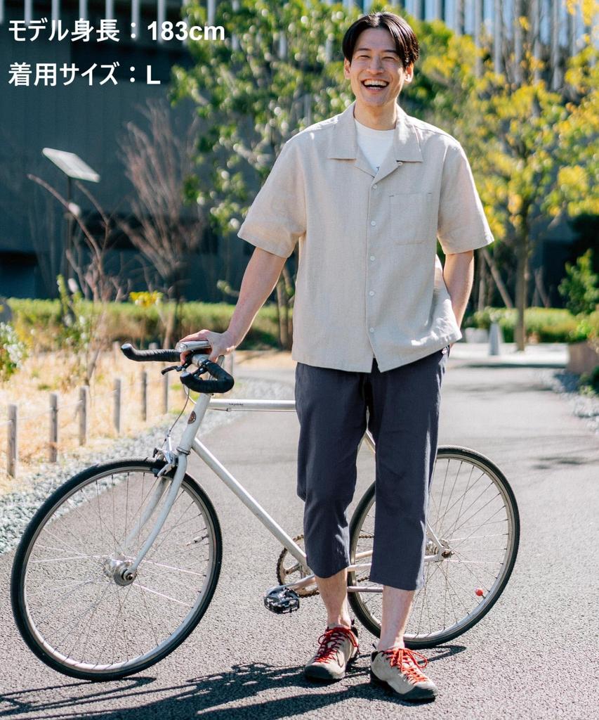 [CLIFMEYER] Cropped Pants, 7/8 Length, Cooling Fabric, Climbing Pants, Men's, Small, Navy