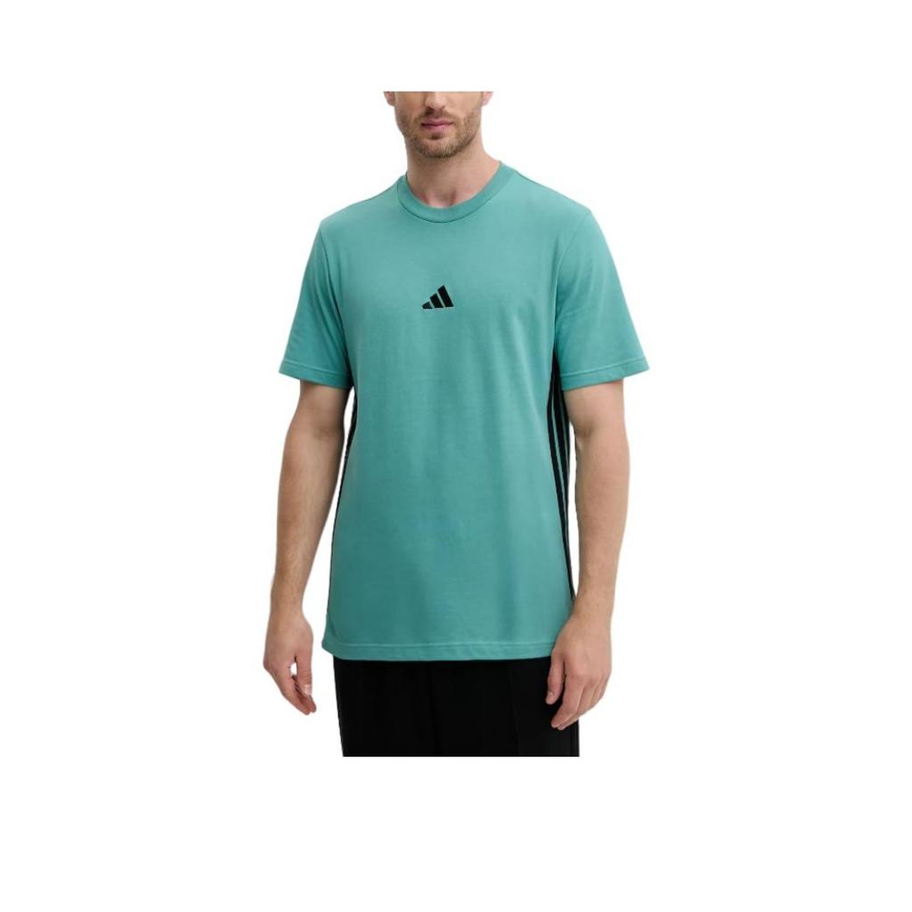 Adidas Essentials Lightweight Cotton Fashionable Versatile Short Sleeve T-Shirt Men Tops JX0732