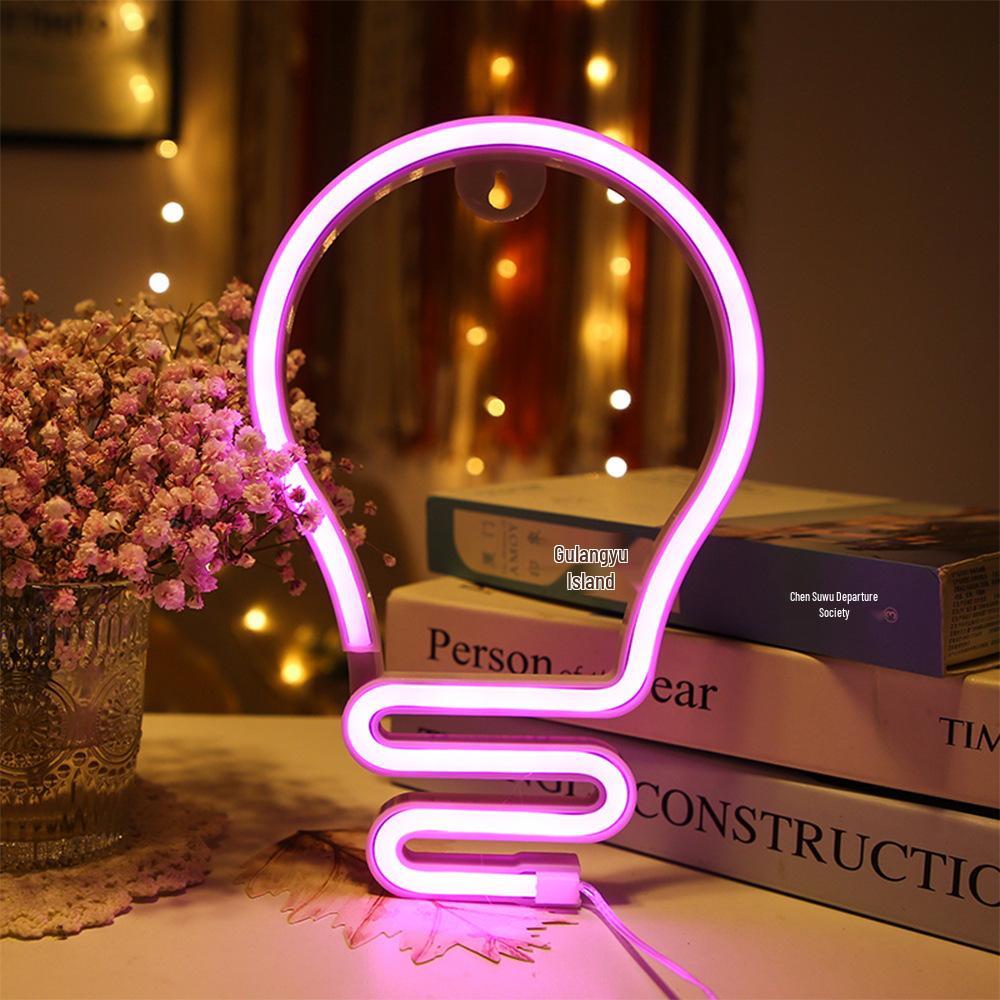 LED Neon Atmosphere Lights for E-sports Room & Broadcast Background Decor