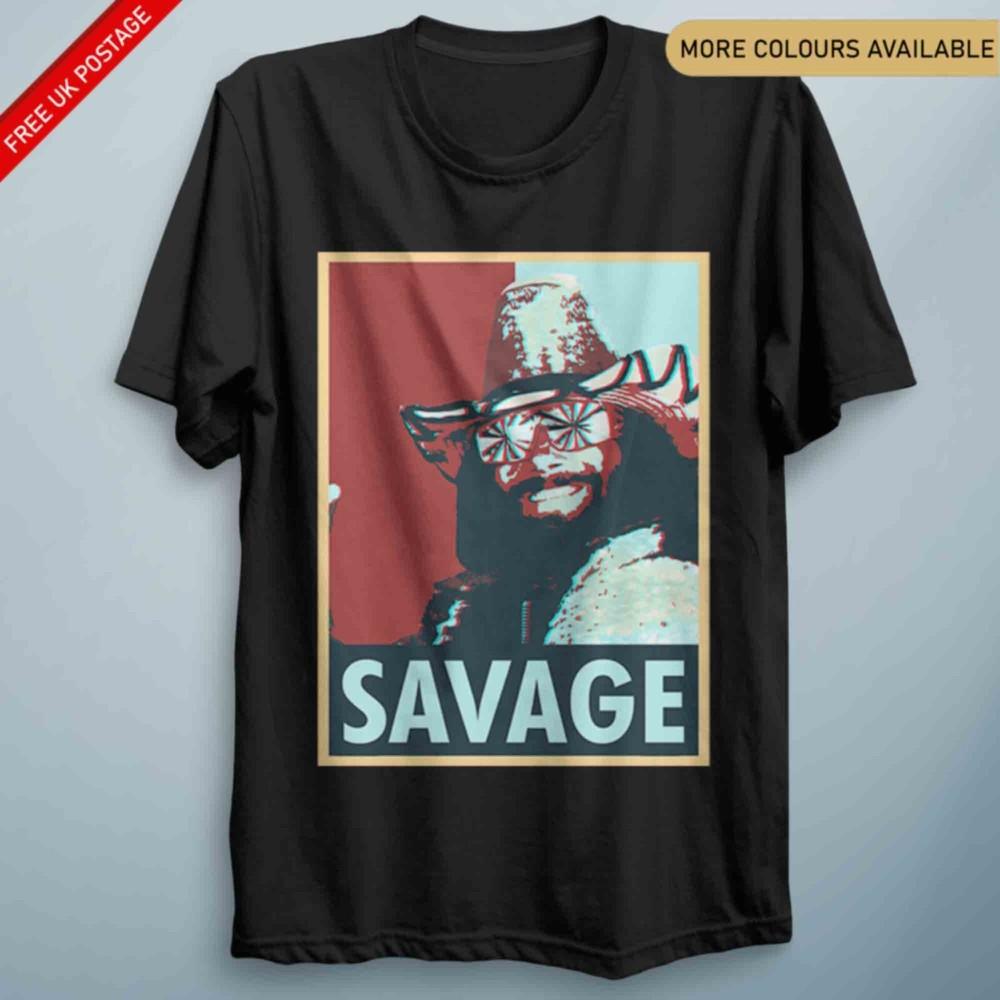 Macho Unisex Randy Savage TShirt Wrestling Hero 80S 90S WW F Icon Retro Star