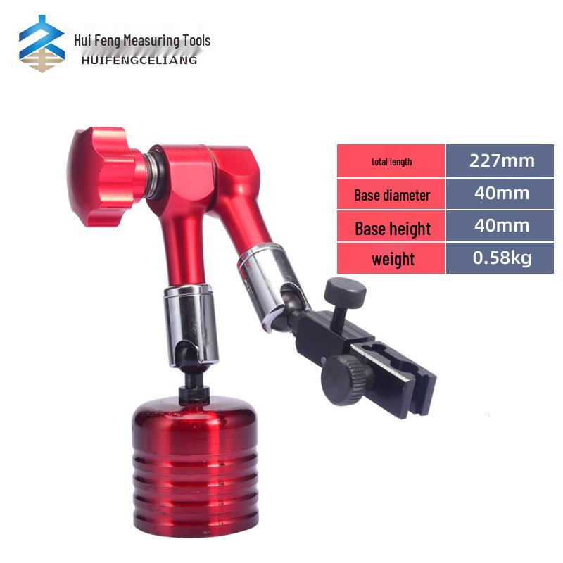Strong Magnetic Base Dial Indicator Stand - Universal Lever Bracket with Thousandth Precision